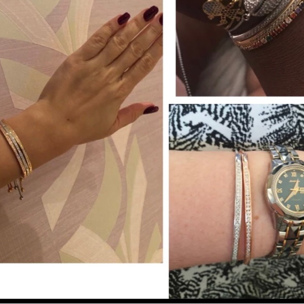 Swarovski Multicolor Crystal Bracelets - Picture 7 of 12